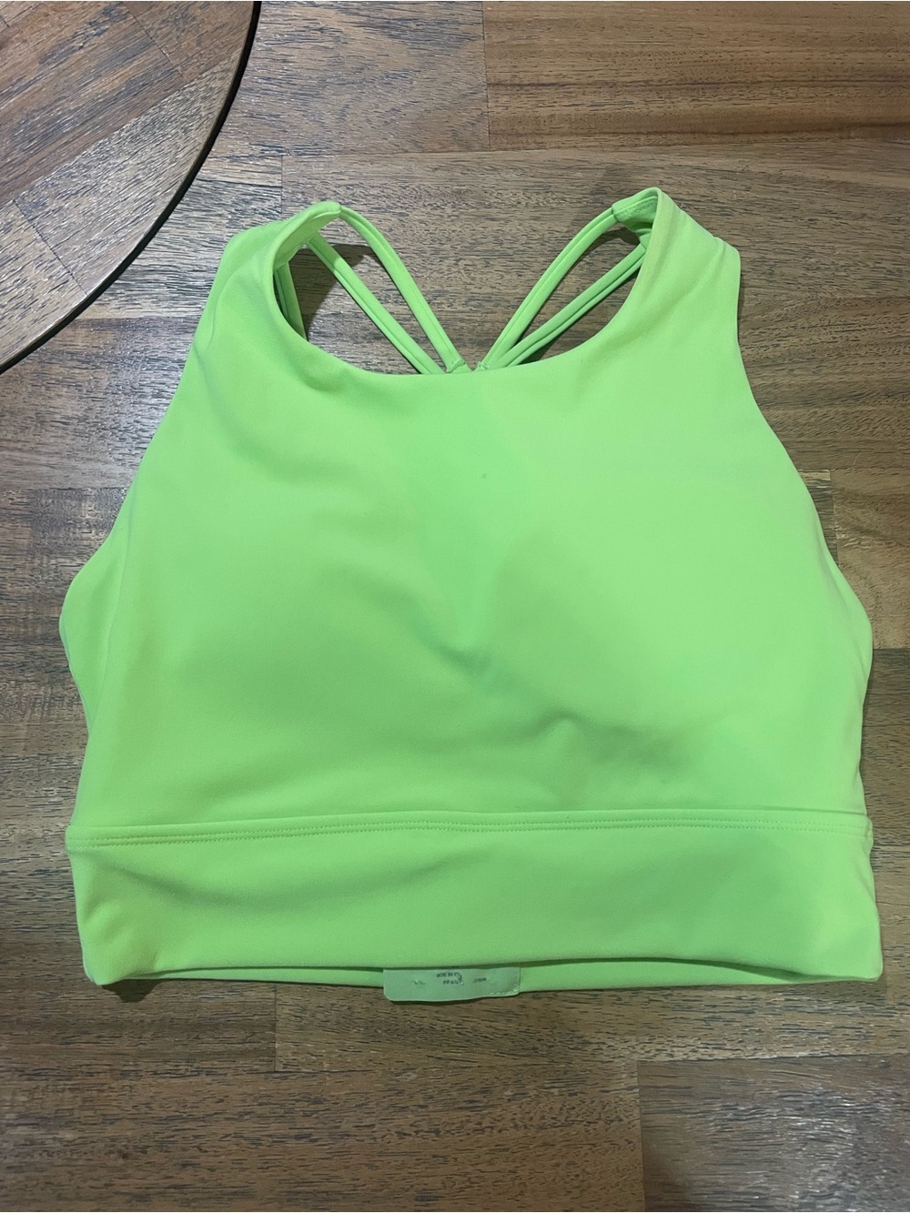 Buffbunny Geo sports bra Neon Green EUC
